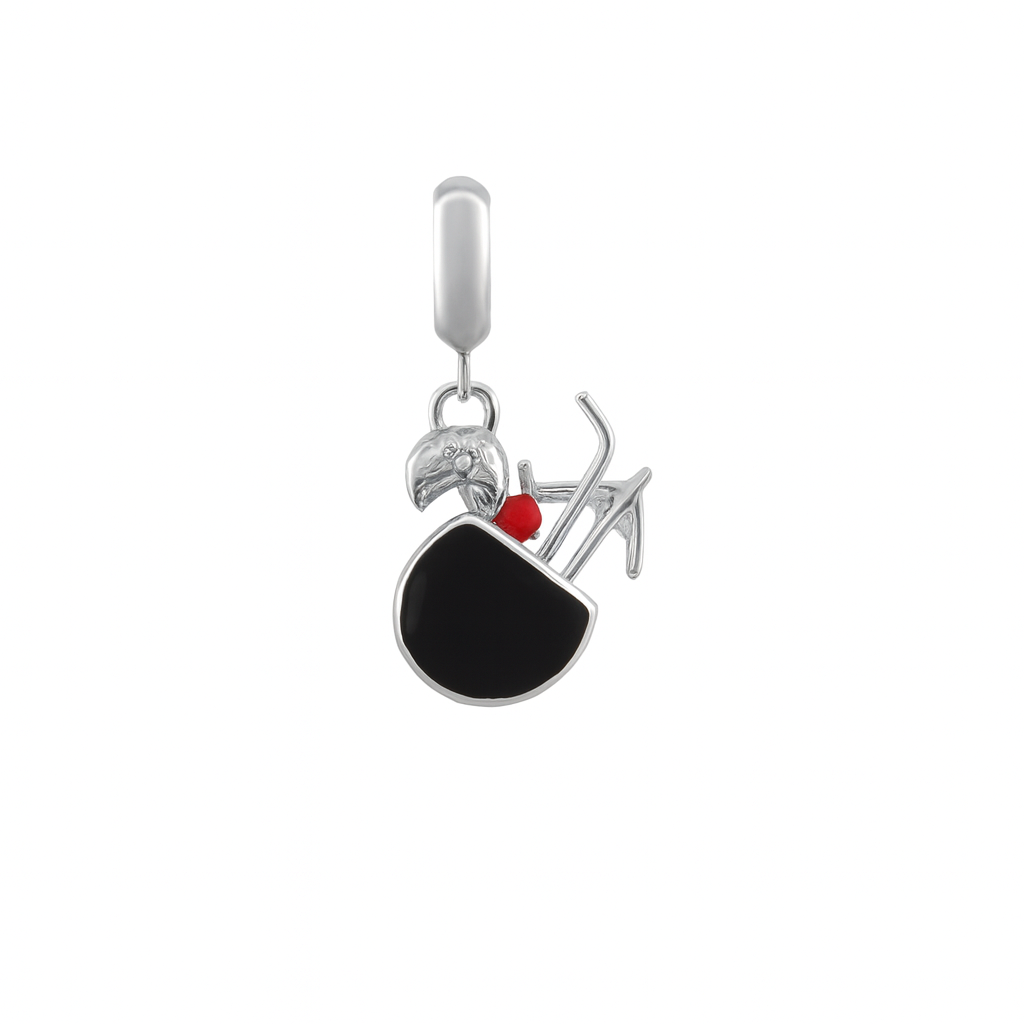 Tropical Cocktail & Exotic Drink 925 Sterling Silver Charms – Summer Jewelry for Bracelets