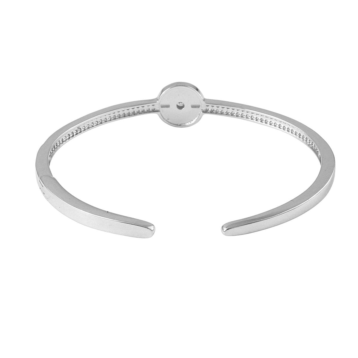 925 Silver Mother of Pearl Circle Bracelet - Zirak Silver