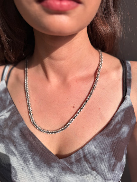 Raftar Chain – Fishtail Silver Chain