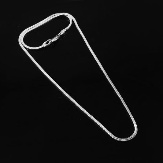 Ehsaan Chain – Glossy Finish Box Silver Chain