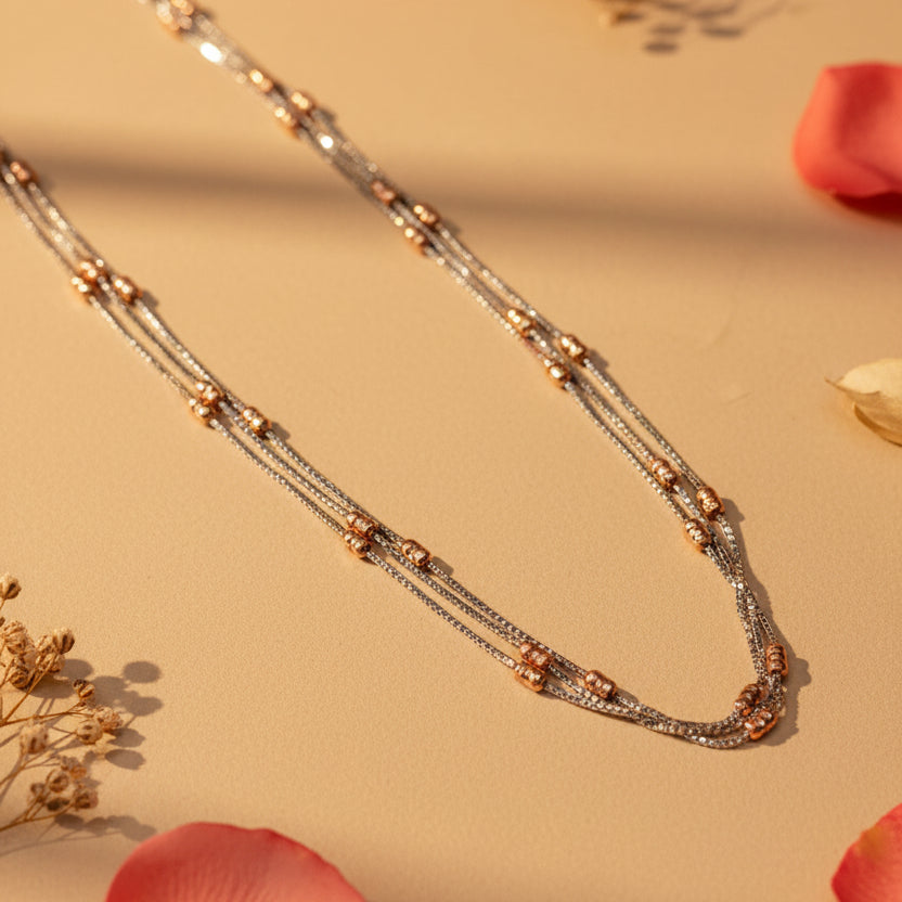 Bindu Layered Beaded Necklace