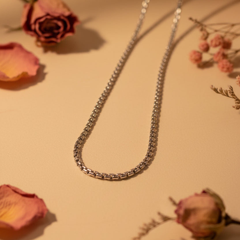 Kadi Silver Rolo Chain