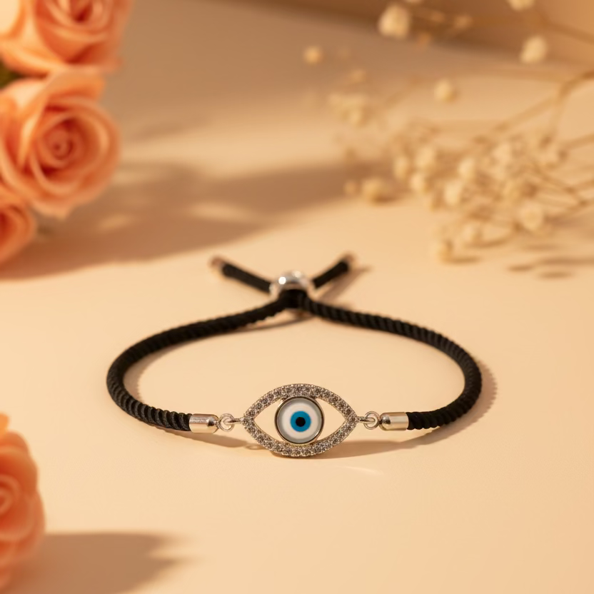 Nazar Evil Eye Cord Bracelet