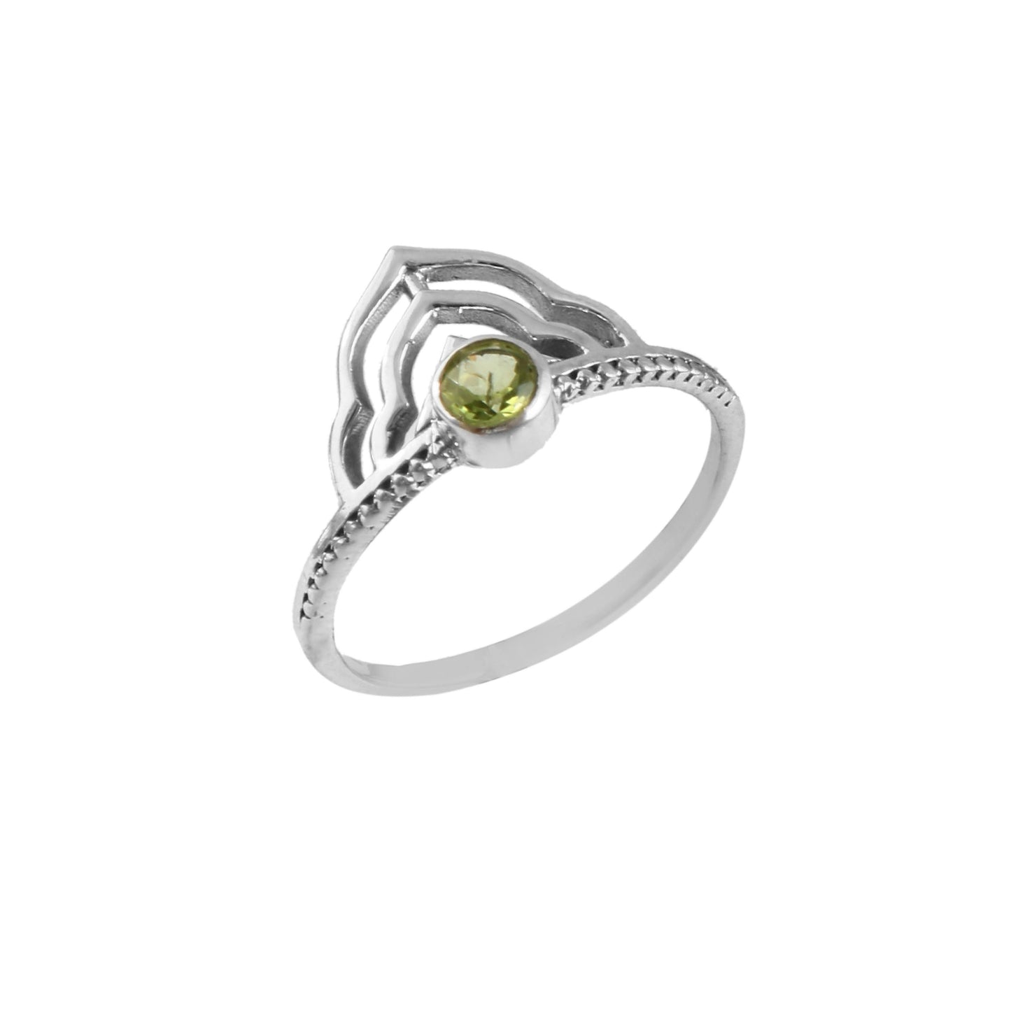 Verdant Temple Peridot Ring