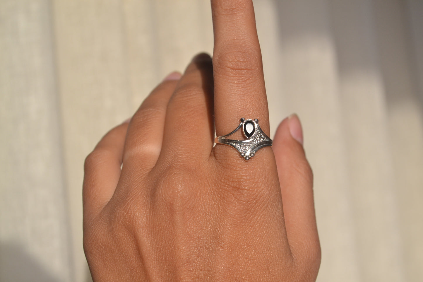Art Deco Black Onyx Ring