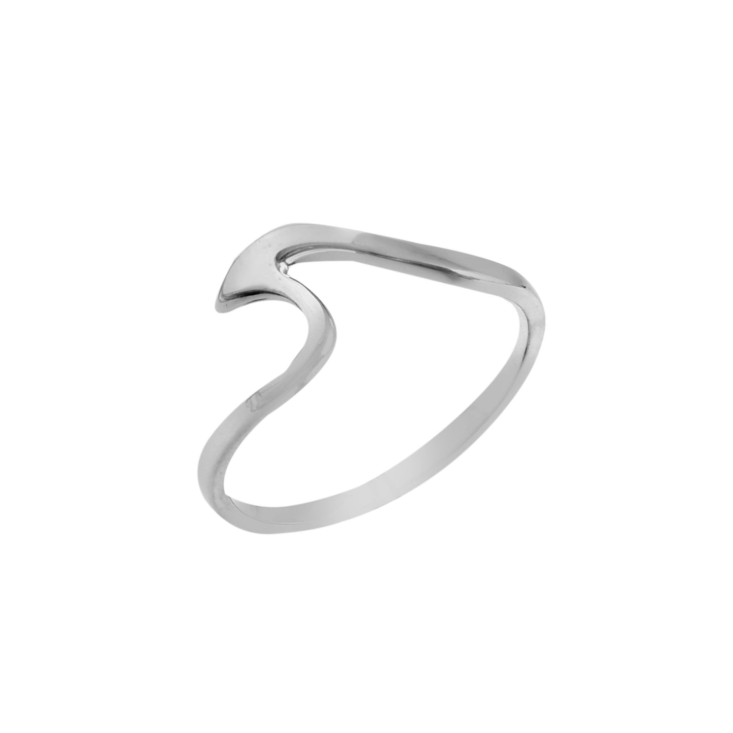 Minimal Wave Band Ring