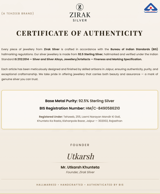 Mom-&-Mini Open-Heart Nazariya Bracelet Set | Sterling Silver & Faceted Black Onyx Beads