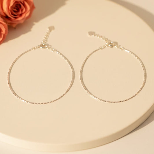 Chandni Anklet - Zirak Silver