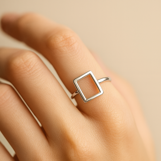 Minimalist Triple Bar Sterling Silver Ring