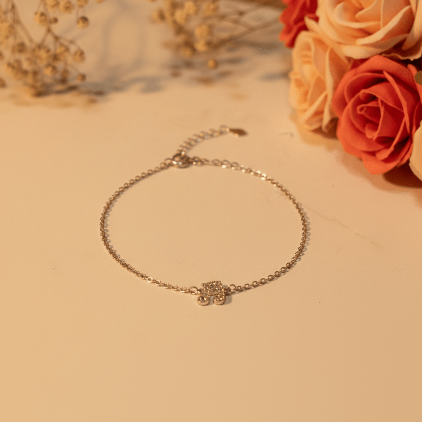 Geet Pave Music Note Bracelet - Zirak Silver
