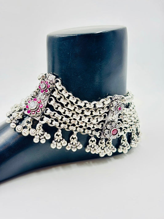 Gulbahar Payal - Zirak Silver
