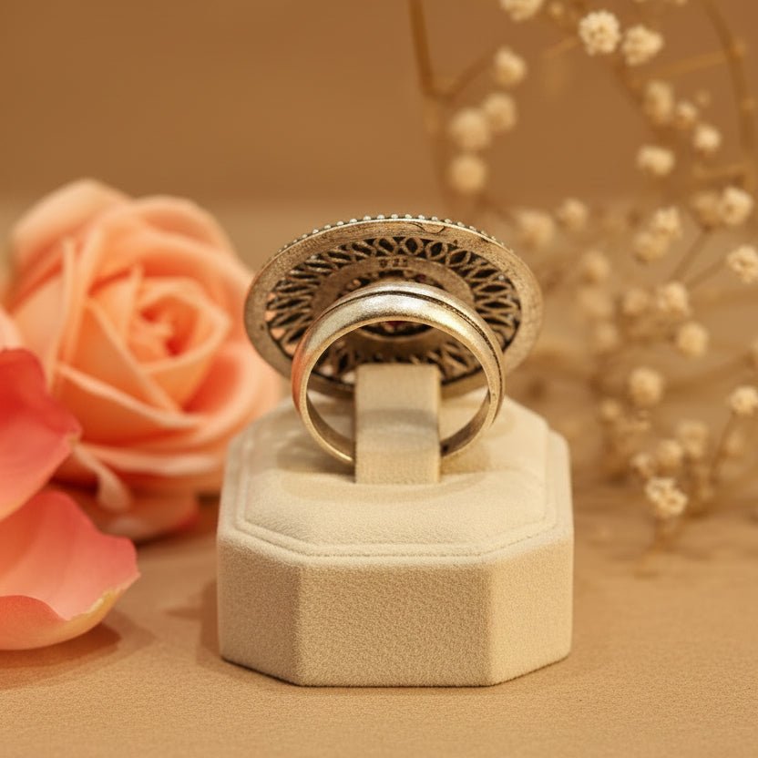 Gulika Phool Ring - Zirak Silver