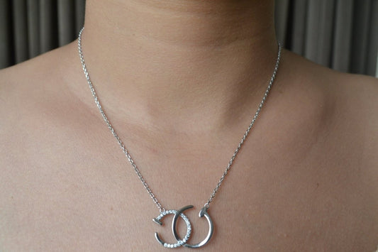 Interlocked Grace Pendant - Zirak Silver