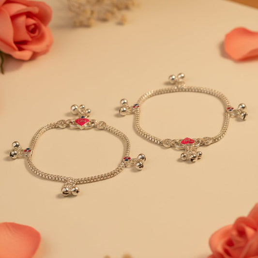 Laali Baby Anklet - Zirak Silver