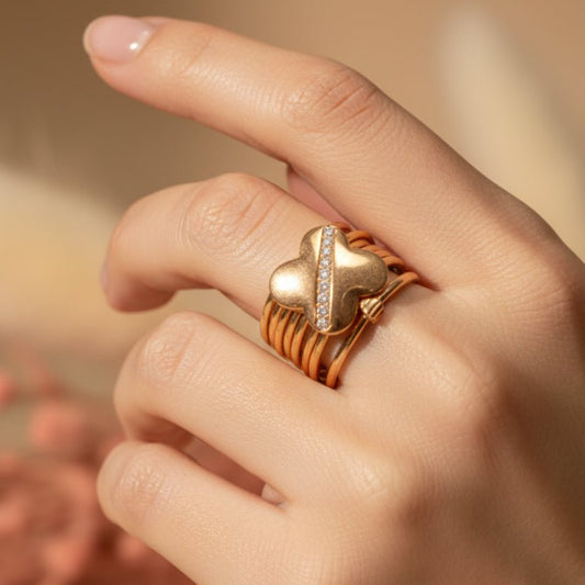 Maya Transforming Ring with Bracelet - Zirak Silver