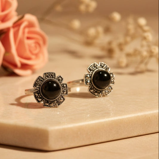 Meera Toe Ring - Zirak Silver