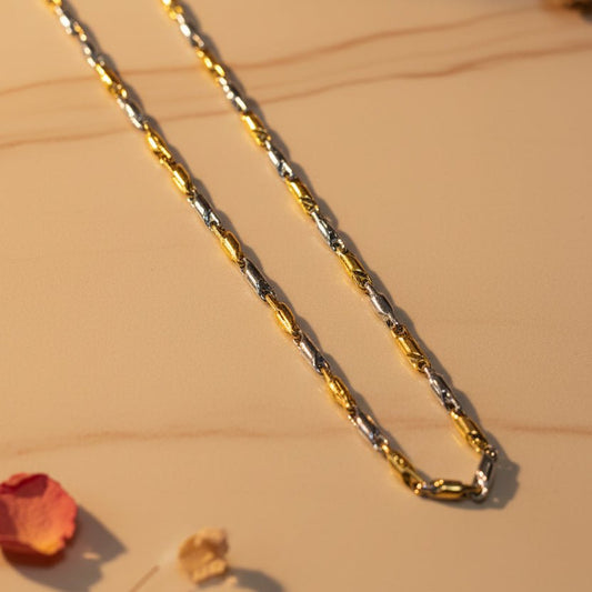 Milan Two-Tone Chain - Zirak Silver