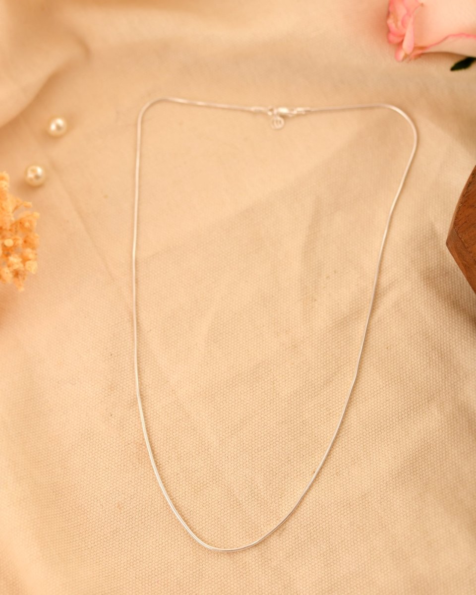 Mira Delicate Silver Snake Chain - Zirak Silver