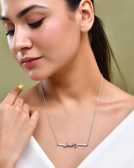 Mystic Aura Pendant - Zirak Silver