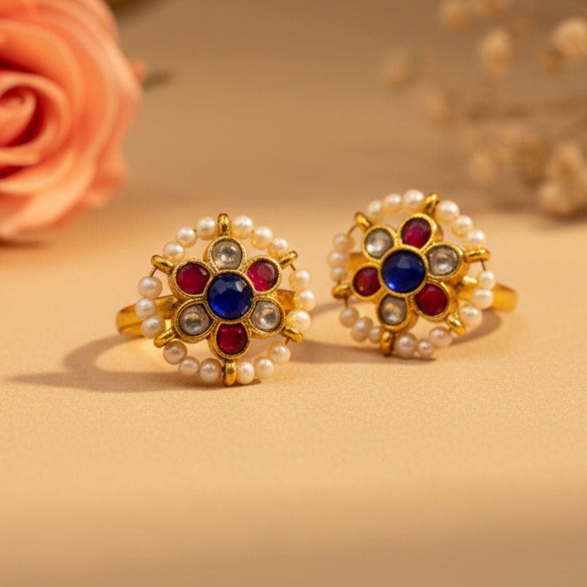 Neelkamal Toe Rings - Zirak Silver