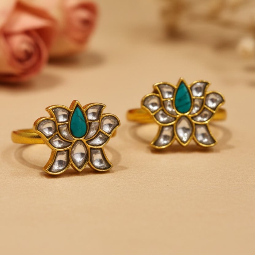 Neelkamal Toe Rings - Zirak Silver