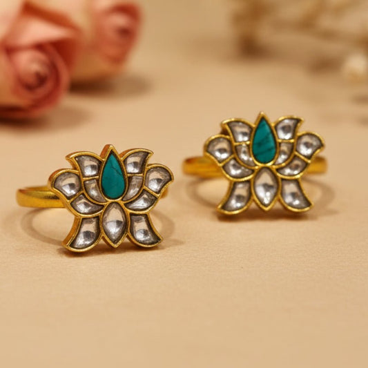 Neelkamal Toe Rings - Zirak Silver