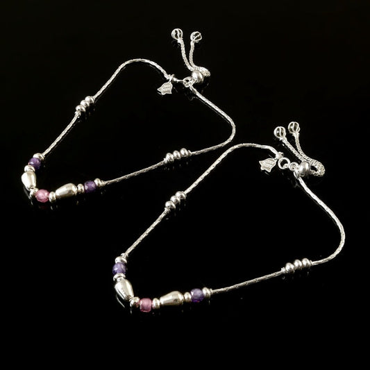Rangini Anklet - Zirak Silver