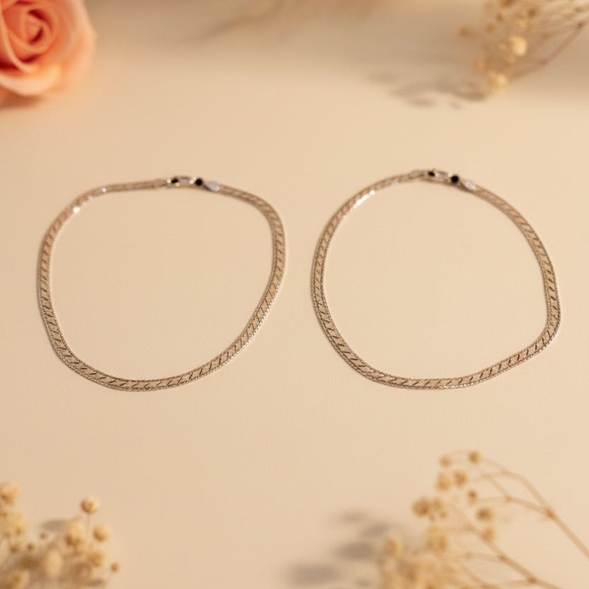Rani Anklet - Zirak Silver