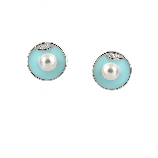 Sterling Silver Baby Pacifier Charm with Pastel Blue Enamel – Baby Shower & Keepsake Jewelry - Zirak Silver