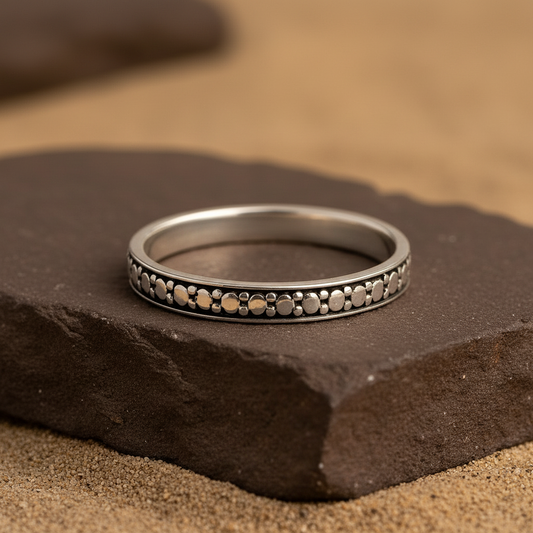 Minimalist Beaded Band