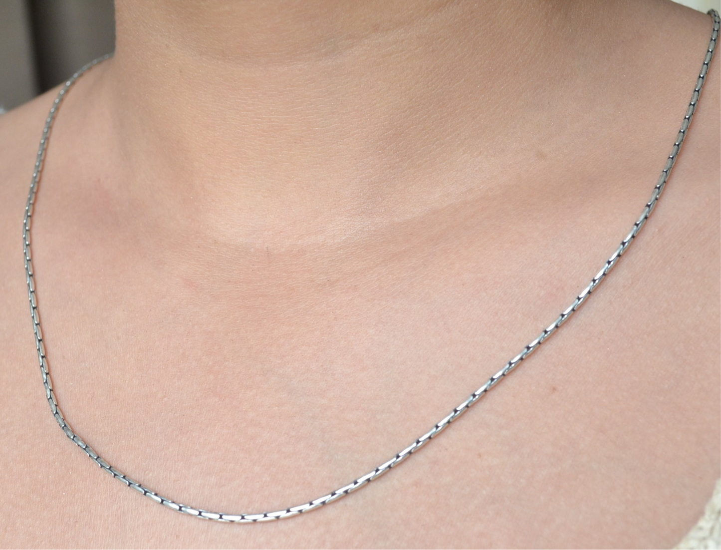 Sarpa Chain – Oxidised Cobra Silver Chain