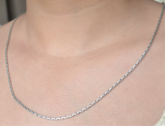 Sarpa Chain – Oxidised Cobra Silver Chain