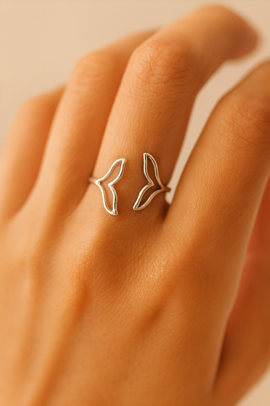 Open Leaf Vine Ring