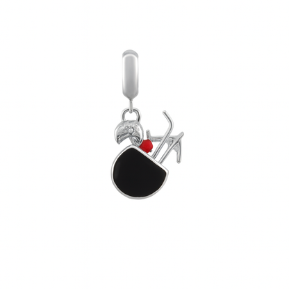Tropical Cocktail & Exotic Drink 925 Sterling Silver Charms – Summer Jewelry for Bracelets
