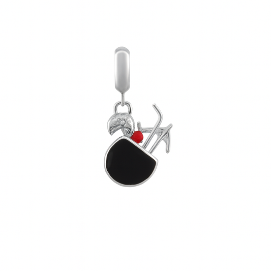 Tropical Cocktail & Exotic Drink 925 Sterling Silver Charms – Summer Jewelry for Bracelets