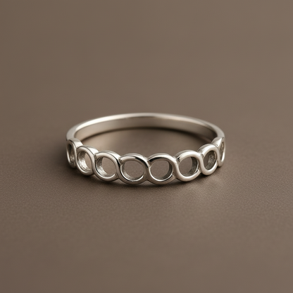 Minimalist Hollow Circle Band