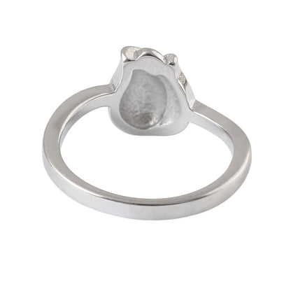 925 Silver Baby Ring with Blue & Red Enamel Design - Zirak Silver
