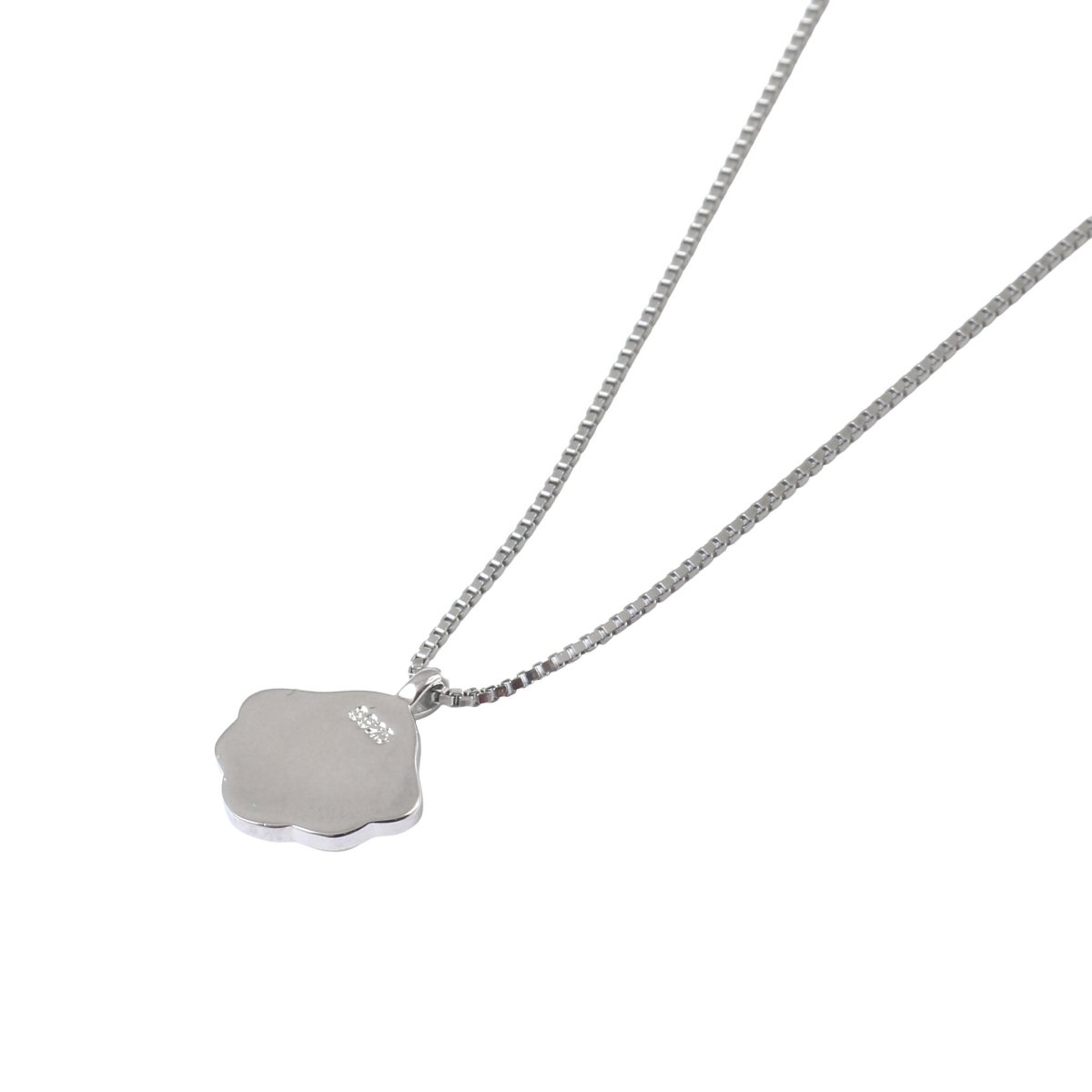 925 Silver Mother of Pearl Flower Pendant Necklace - Zirak Silver