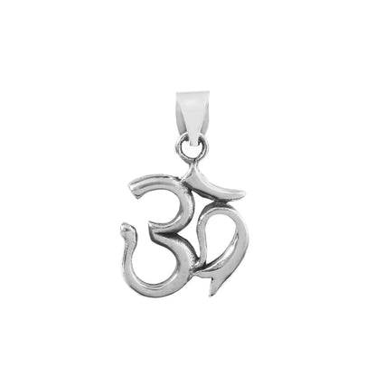 925 Silver Om Symbol Pendant - Zirak Silver
