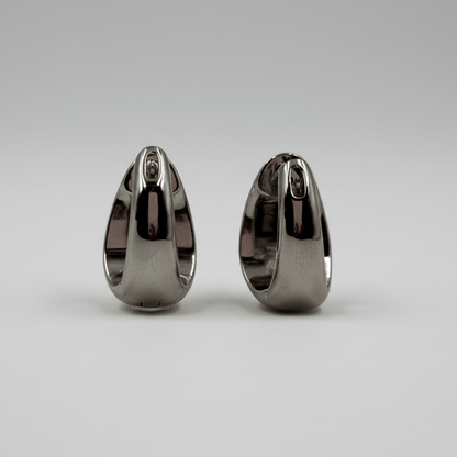 925 Silver Yellow Enamel Floral Hoop Earrings - Zirak Silver