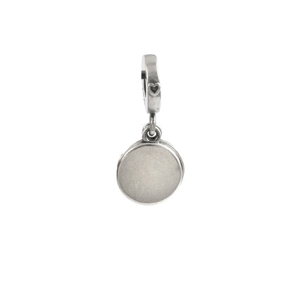 925 Sterling Silver Bear & Heart Dangle Charm for Bracelet - Zirak Silver