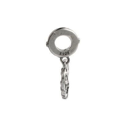 925 Sterling Silver Heart Tree of Life Charm – Nature Vine Openwork Dangle Charm - Zirak Silver