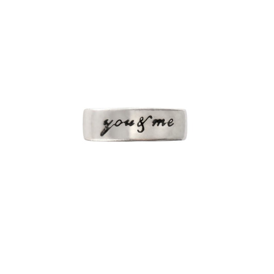 925 Sterling Silver “You & Me” Heart Charm with Pink Stone - Zirak Silver