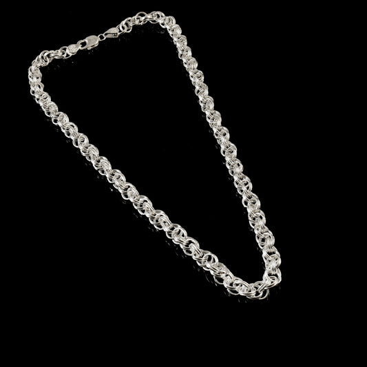 Taaruq Chain – Glossy Finish Cable Silver Chain