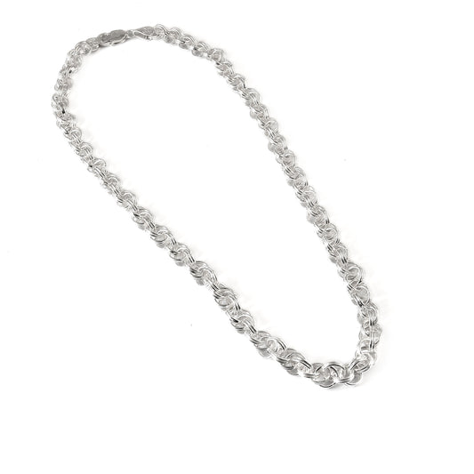 Taaruq Chain – Glossy Finish Cable Silver Chain