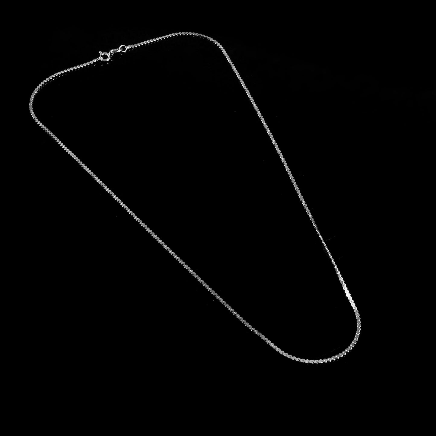 Tara Chain – Rhodium Plated Silver Chain