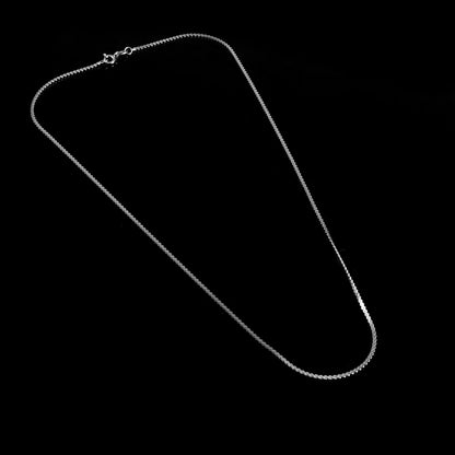 Tara Chain – Rhodium Plated Silver Chain