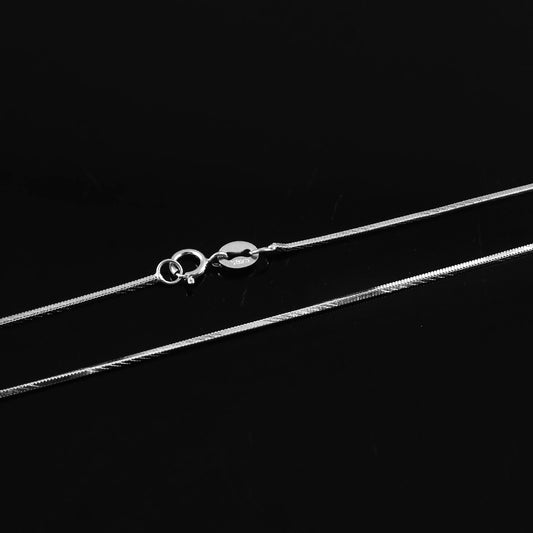 Ksham Chain – Snake Silver Chain
