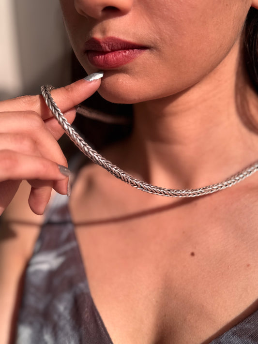 Raftar Chain – Fishtail Silver Chain