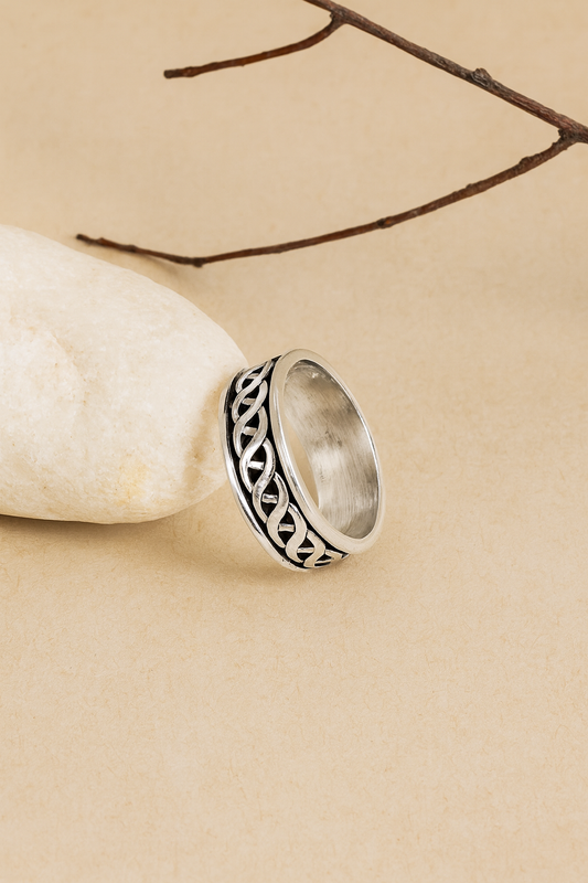 Bold Celtic Band Ring